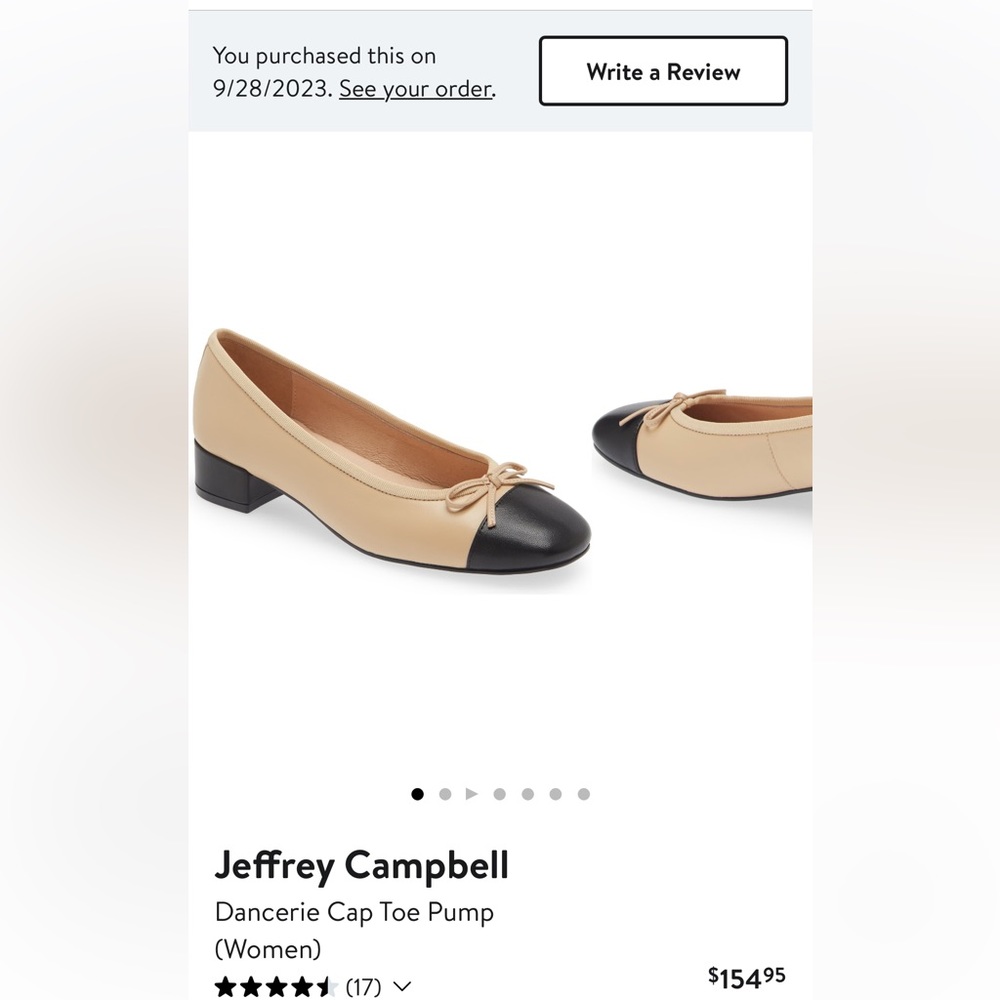 Cap Toe Flats